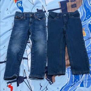 Kids Denim Jeans Set - Blue Calvin Klein and Polo Ralph Lauren 3T